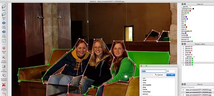 Computer Vision Annotation Interface